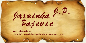 Jasminka Pajević vizit kartica